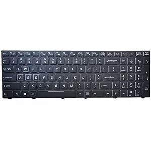 Laptop Toetsenbord Voor For Hasee X5 Verenigde Staten Lay-out Colour Zwart