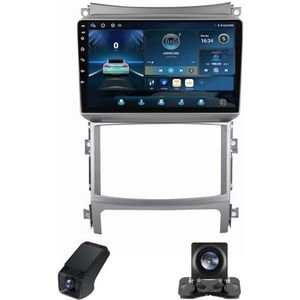 Autoradio 2 Din met Carplay Android Auto,geldt voor Hyundai Veracruz ix55 2006-2015 9inch touchscreen Bluetooth Stereo Auto FM-radio RDS Radio/AM/FM/4GLTE 5GWifi achteruitrijcamera(NF-2)
