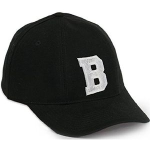Baseball Cap Cap Caps A-Z zwart Snapback met verstelbare riem Snap Back LA, B, one size