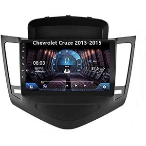 Android 10 Bluetooth Autoradio Dubbel Din Multimedia Speler 9 inch Touchscreen Auto Stereo Voor Chevrolet Cruze 2013-2015 Met GPS Ondersteuning Spiegel Link/Stuurbediening Dual USB Backup Camera (Col