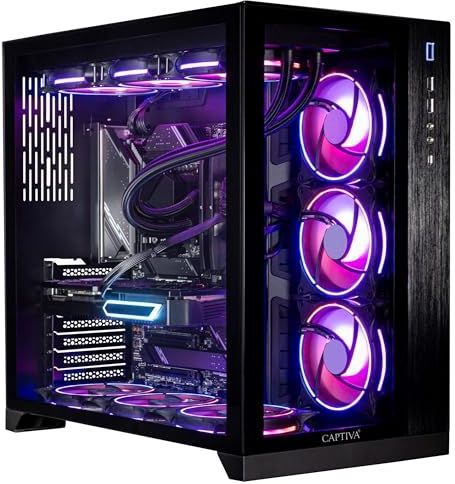 Captiva - I78-059 - Gaming PC - Zwart - Intel Core i7-14700KF, 32 GB RAM, 1 TB SSD, RTX 4060 Ti 8GB GDDR6, Wi-Fi 6