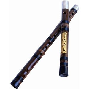 bamboe fluit Chinese Bamboefluit Tweedelige Concertfluit CDEFG Muziekinstrumenten Chinese Bamboe Dwarsfluit (Color : F key)