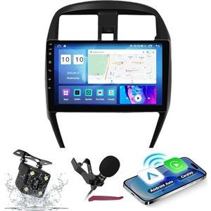 Android 14 Autoradio Navi voor N-issan versa (2014-2020) 9 ""Schermradio met draadloze carplay Android Auto GPS Navigatieondersteuning Bluetooth 5.0 HIFI FM 5G-WiFi SWC MIC,M200s