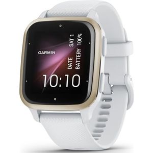 Garmin Venu Sq 2, Health Smartwatch, eén maat, Wit - Cream Gold