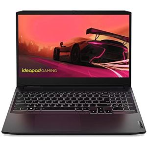 Lenovo Ideapad Gaming 315ACH6 39,6 cm (15,6 inch) laptop, Ryzen 5 5500H processor, 16 GB, 512 GB SSD, RTX 2050, zonder besturingssysteem, zwart, QWERTY-toetsenbord Spaans