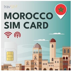 travSIM Marokko SIMkaart | Orange Netwerk | 10 GB Mobiele data | Hotspot beschikbaar | Gratis roaming in het Middellandse Zeegebied | Plan Op Data SIMkaart Marokko is 14 dagen geldig.