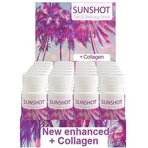 Sunshot Tanning & Beauty Drink enhanced with Collagen (24 bottles/display box)