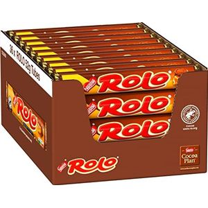 Rolo Melkchocolade Karamel - voordeelverpakking - doos met 36 chocoladerollen, Praline