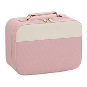 Cosmetische tas ins draagbare grote capaciteit huidverzorging product opbergdoos cosmetische hoes (kleur: roze, maat: S)