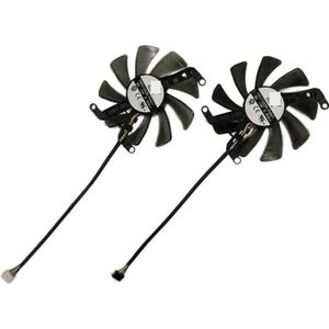 2 stuks/set, TH9215S2H-PAA01, grafische kaartventilator, voor PNY RTX 3060Ti 8GB XLR8 Gaming REVEL, voor voor GeForce voor 3060 12GB(2 Plugs TH9215S2H)