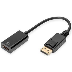 Digitus DB-340415-002-S video kabel adapter 0,2 m DisplayPort HDMI Zwart