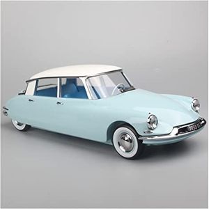 Schaal afgewerkte modelauto Boutique 1:12 Voor Citroen DS 1959 Replica Auto Legering Schaal Diecast Model Auto Speelgoed Auto Decoratieve Ornamenten Miniatuurreplica-auto (Color : Sky blue)