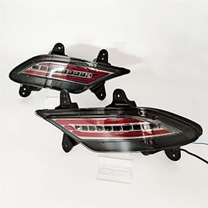 ledachterlichten 1 Paar Led Reflector Rijden Lichten Voor Hyundai Voor Creta IX25 2020 2021 Remlichten Achterbumper Lamp Knipperlichten Lamp Achterlicht LED