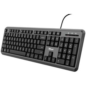 Trust ODY toetsenbord Universeel USB Duits Zwart