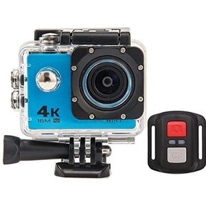 4K Waterdichte Sportcamera Videocamera WiFi Videocamera Onderwater Video Camera Buitensporten DV Actiecamera(Color:Blue)