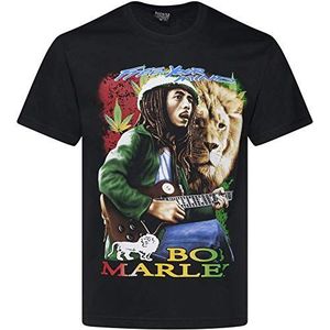 Bob Marley T-Shirt Pure Cotton One Love Crew Neck Korte mouw