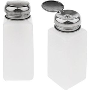 2 Stuks Nagellak Remover Pomp Dispenser Druk Fles Lege Container 250ml