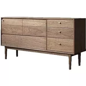 HOMCOM Ladekast, dubbele dressoir voor slaapkamer met 8 stoffen laden HOMCOM Ladekast, dubbele dressoir voor slaapkamer met 8 stoffen laden