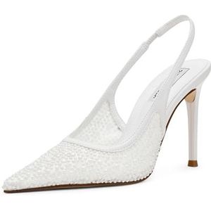 Steve Madden Reyes-pomp voor dames, Wit, 38 EU