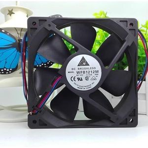 LMNCBVYA - Hoge Precisie Kogellagers, 100.000 Uur Levensduur, 75CFM Luchtstroom, WFB1212M 12CM DC 12V 0.33A 3-Wire Server Fan
