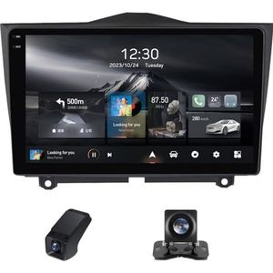 Carplay autoradio 2 Din geldt voor LADA Granta Cross 2018-2023 met Android Auto Bluetooth 9 inch touchscreen autoradio met FM-radio/DSP GPS stuurwielbediening+ achteruitrijcamera(C30Plus)