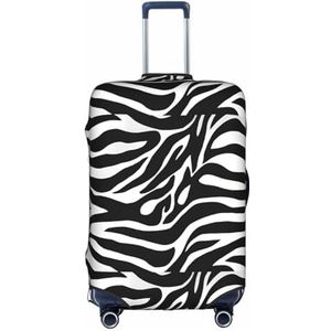 Amrole Bagage Cover Koffer Cover Protectors Bagage Protector Past 18-30 Inch Bagage Blue Uil, Zebra Print, M