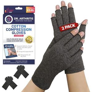 Dr. Arthritis - Compressie Handschoenen - Medisch Ontwikkeld - Verlicht Artritis Symptomen