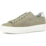 GABOR - Sneakers - Donkerbeige - Leer en Suède