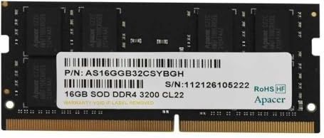 Apacer - Es.16g21.gsh - RAM Geheugen - 16 GB - DDR4 - 3200 MHz