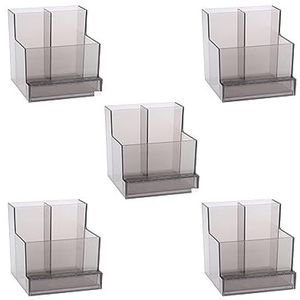 5 Set van Acryl Nail Boor Machine Nagels Boren Houder Stand Display Box Zwart