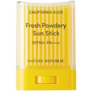 California Aloe Fresh Powdery Sun Stick, Zonnebrandcrème, Zonnebrandcrème SPF50+ PA++++ (24g 0oz), 1 Count (Pack van 1)