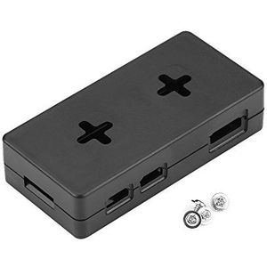ABS Plastic Behuizing Raspberry Pi Beschermhoes Cover Shell voor Raspberry Pi Zero W/1.3(Zwart)