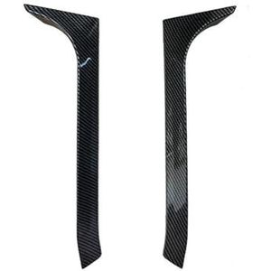 Auto Achterruit Zijspoiler Voor Vw Voor Golf 6 Standaard 2008 2009 2010 2011 2012 Auto Achterspoilers Achterruit Vleugel Canards Splitter Accessoires(Carbon Black)