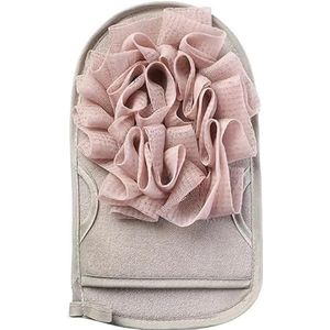 Badsponzen for volwassenen, badspons, mesh poef badspons, schuim Loofah spons (Size : Coffee)