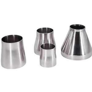 BRART Maten 12.7mm-45mm Concentisch Reductiemiddel SUS 304/316L Roestvrij Sanitaire Pijpmontage Homewbrew (316L, 63mm tot 57mm OD)