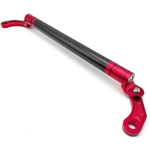Motorfiets accessoires Voor PCX 125 PCX 150 PCX 160 Motorfiets Stuur Balans Dwarsbalk Hendel Carbon Look Telefoon Navigatie Stent Vervangende onderdelen(Red)