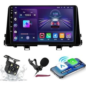 Android 14 Autoradio Navi voor K-IA Morning Picanto 2017-2020 9 ""Screenradio met draadloze carplay Android Auto GPS Navigatieondersteuning Bluetooth 5.0 HIFI FM 5G-WiFi SWC MIC-camera,M300s