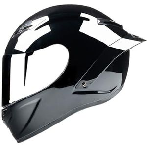Motorhelm DOT/ECE-Gecertificeerde Integraalhelm Met Zonneklep Helm Scooter Bromfiets Bromfietshelm Modulaire Integraalhelm Voor Dames En Heren H,L/59-60CM