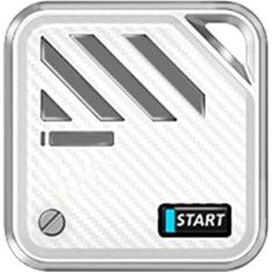 Slimme Bluetooth GPS Tracker Anti-Verloren Herinnering Werkt met Find My Mini Tracking Device Huisdier Sleutel Kind Vinder Bagage Tag(Yellow)