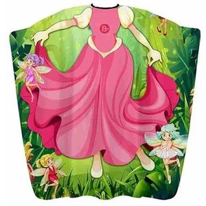 Kapperscape voor kinderen, originele Barbermood Barber Cape, professionele haarsalon Kid Cape, kappersbenodigdheden, tondeuse cape voor kind, 90 cm x 120 cm, waterdicht, luchtdoorlatend, instelbaar, wasbaar., roze