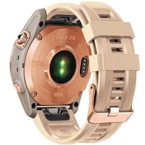 Horlogeband fit for Garmin Fenix ​​7S 6S 5S Siliconen Polsband Armband SmartWatch Horlogeband Fenix ​​7S 6S Pro/5S Plus (Color : Xingse 2, Size : Fenix 5S Plus)