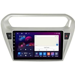 Android 14 GPS Navigation Stereo voor Peugeot 301/Citroen C-Elysee 2012-2016 9 Inch 2 Din Car Stereo Radio met CarPlay AHD Omgekeerd beeld Bedieningselementen op het stuur(S1 1G+32G)