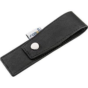 REMOS nageletui leeg van echt leer om uit te rusten met 3 instrumenten - zwart