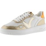 victoria Dames low-top 1257120 WOMEN Low-TOP SEUL lederlook & gemetalliseerde stukken, Platino., 38 EU