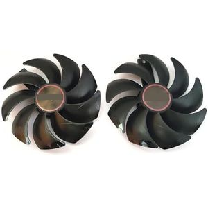 95MM 6PIN FD10015M12D DC12V RX 5700 XT GPU-ventilator, voor Sapphire 5500 5600 PULSE videokaartkoelventilator(2PCS)