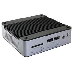 EB-3360-853 integrated with a dual core ultra-low power consumption processor which only consume a few watts and compatible with Linux and supports Windows Embedded operating systems.