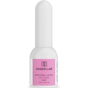 Didier Lab - Gel Polish Natural Look No15 - Professionele Manicure en Pedicure producten - Semi-Transparante Textuur - Jelly Effectlak - Geschikt voor beginners - UV Lamp
