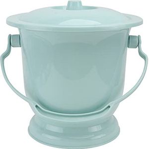 KRXSOBNV, Kamerpot met deksel, draagbaar toilet Draagbare kinderplaspot Emmer Ondersteek Nachtkastje for volwassenen Kinderen,Urinal(Blue)