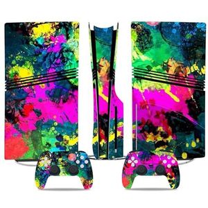 Voor PS5 PRO Skin Digital Edition Console En Controller Vinyl Cover Skins Wraps Krasbestendig, Compatibel Met Voor PS5 Digital Edition Pro 86809 Geen Schuimvorming Bubbelvrij