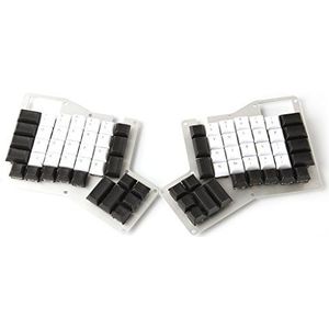 YMDK DSA Profiel PBT Top Print Blank Ergodox Keycap Set voor Ergo Ergodox Toetsenbord (alleen toetsdop) (Top Print)